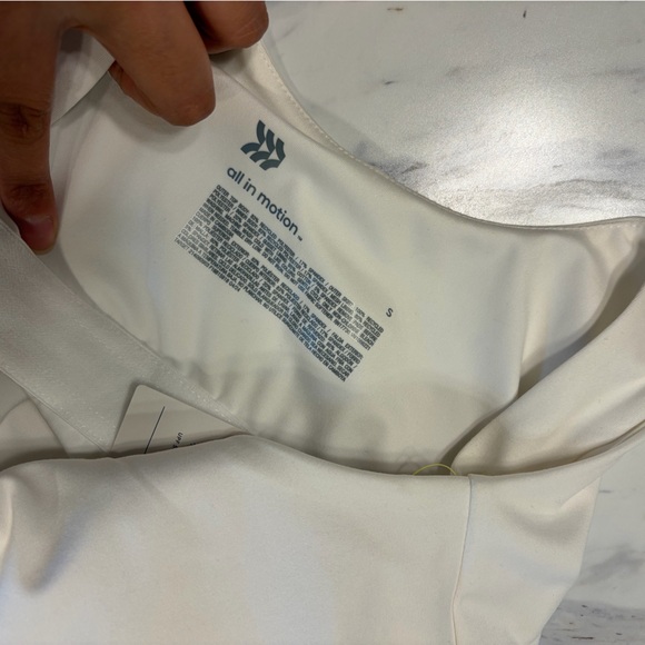 All in Motion Women's White Pleated Dress - Picture 2 of 4